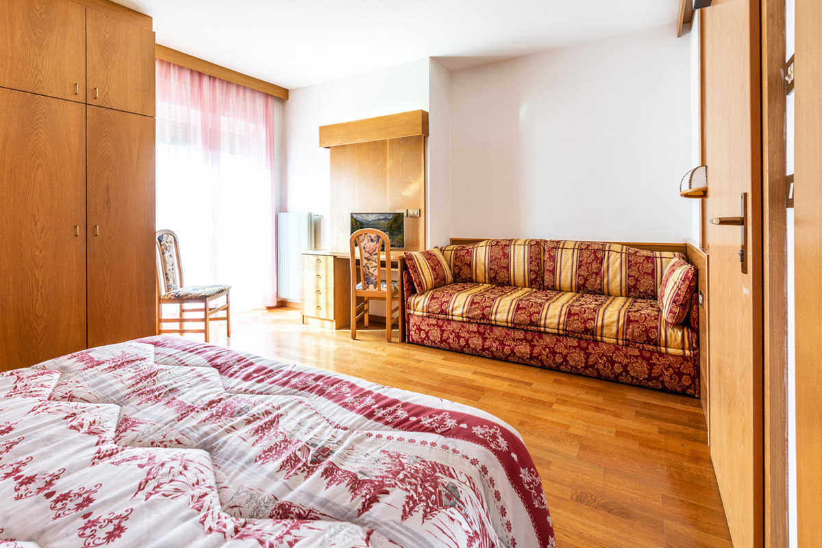 Le stanze dell'Albergo Bucaneve